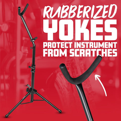 Gator Frameworks A- Frame Style Stand for Standard-Sized French Horns (GFW-BNO-FRHORN)
