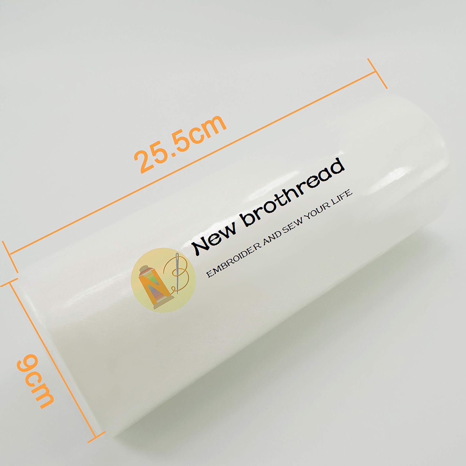 New brothread 10" x 25 Yd Roll Wash Away Embroidery Stabilizer
