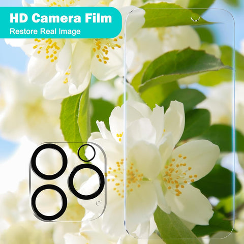 PEHAEL for iPhone 16 Pro Max Privacy Screen Protector+Camera Lens Protector