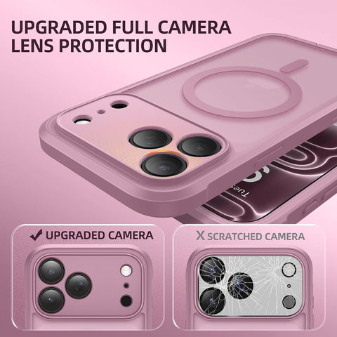 BERFY for iPhone 17 Pro Case, Compatible with MagSafe, Mauve