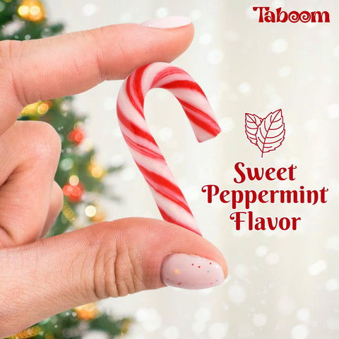 Mini Candy Cane Individually Wrapped 50 Pack - Dye-Free Small Peppermint Candy Canes Red & White Christmas Candy For Holiday Gifts, Stocking Fillers, Party Favors & Decorations