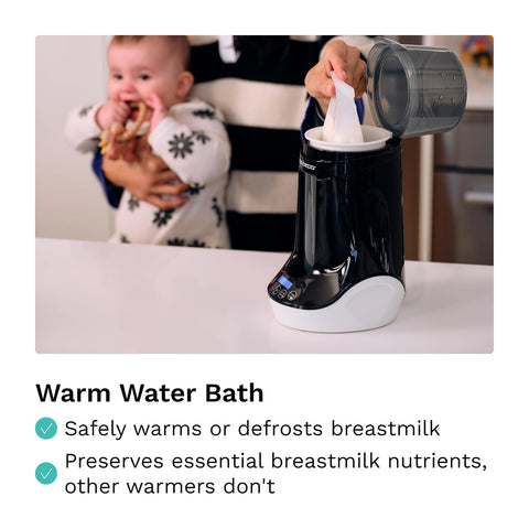 Baby Brezza Fast Baby Milk Warmer for All Bottles of Formula + Breastmilk