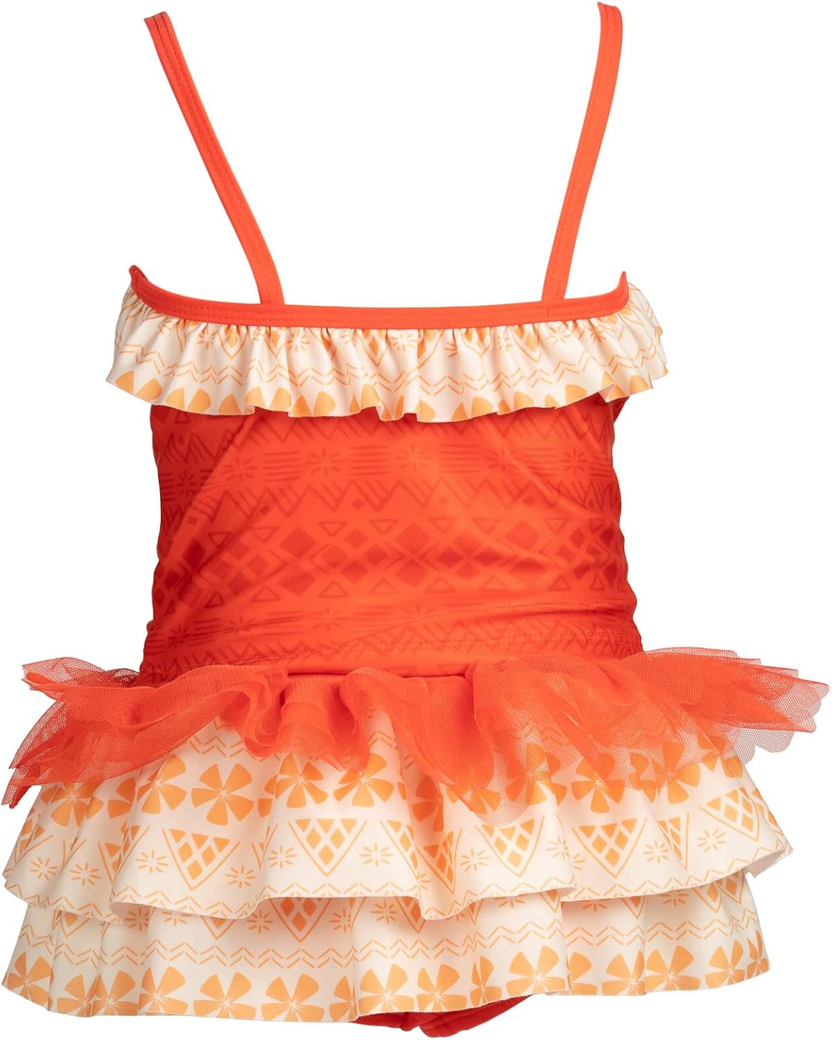 Disney Princess Girls UPF 50+ Tankini Top and Swim Skirt Swimsuit Set Toddler to Big Kid Sizes (2T - 10-12)