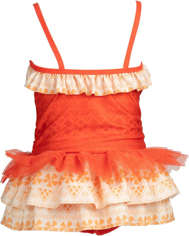 Disney Princess Girls UPF 50+ Tankini Top and Swim Skirt Swimsuit Set Toddler to Big Kid Sizes (2T - 10-12)