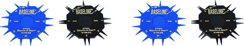 Baseline 2-Point Discrim-A-Gon 2 Disc Set for Sensory Evaluation, Physical Therapy, Rehabilitation, Recovery Professional Evaluation with Plastic Tips
