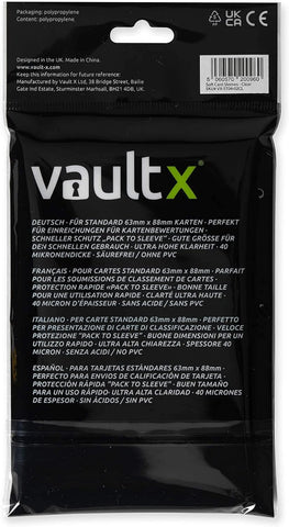 Vault X Soft Penny Sleeves (200 Pack) Clear for Trading Cards TCG