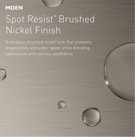 Moen 84021SRN Ronan 1-Handle Bathroom Faucet, Brushed Nickel