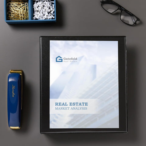 Avery® Showcase Standard View Binder, 1" Slant Rings, 1 Black Binder