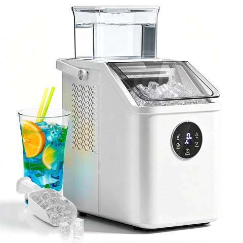 Electactic Countertop Ice Cube Maker, Datchable Water Tank, 26Lbs/Day