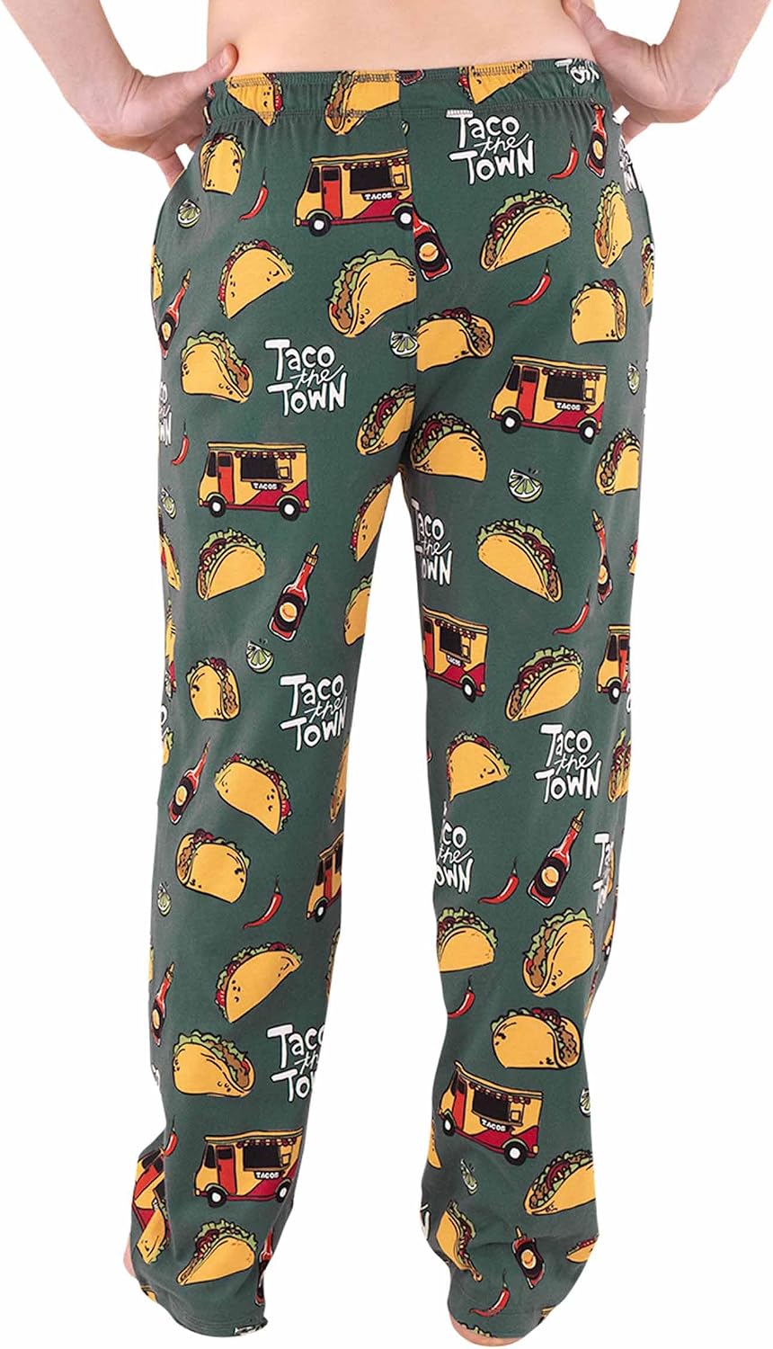 Lazy One Novelty Men's Pajama Pants, Pajama Bottoms for Men, Fishing PJ