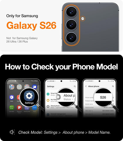 TORRAS Q3 Spin for Samsung Galaxy S26 Case, 360 Magnetic Stand, Black