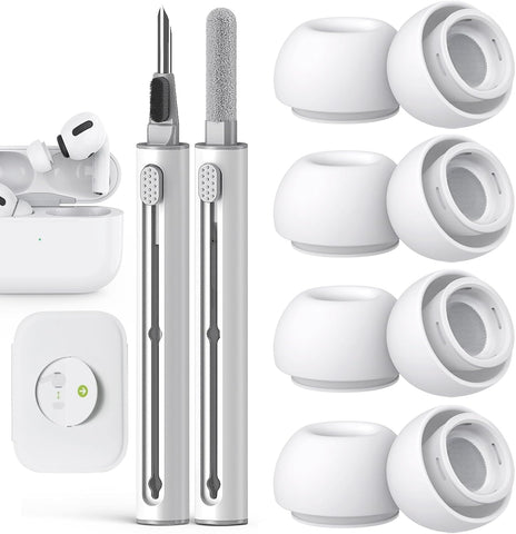 Pohgelan for AirPods Pro 2nd/1st Replacement Ear Tips(Medium)-Whiite