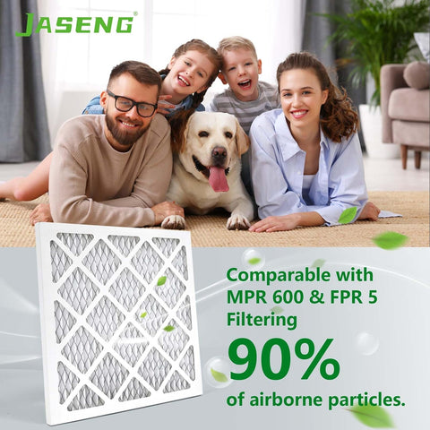 10x10x1 MERV 8 Air Filter, 4-Pack for Furnace HVAC