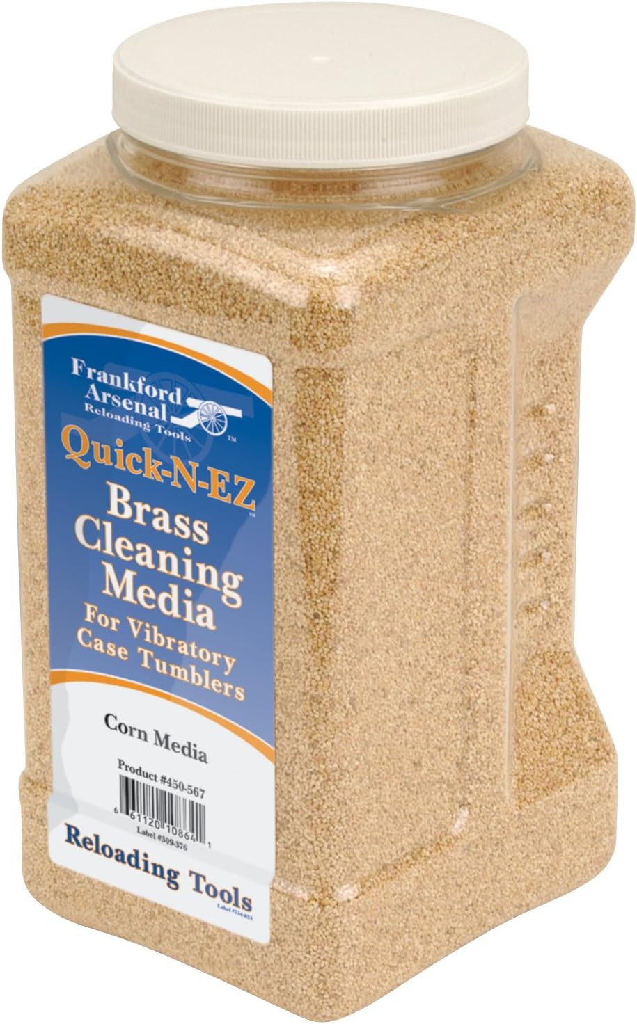Frankford Arsenal Corn Cob Media Treated and Untreated 4.5LB- 15LB, for Ammo Reloading, Shooting Bag Filling, and Case Tumbling