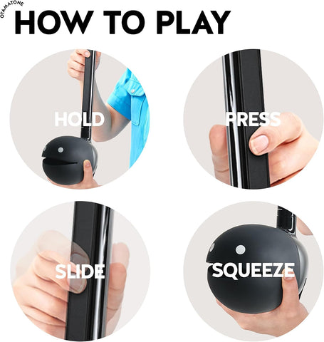 Otamatone Deluxe Japanese Electronic Synthesizer Musical Instrument - Black