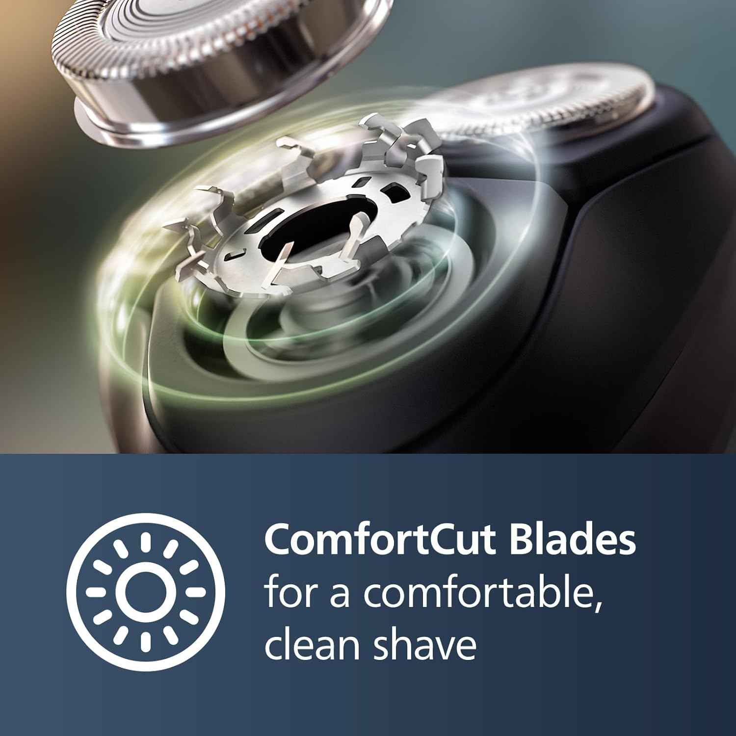 Philips Norelco 2400 Series Electric Shaver, Deep Black | 27 Self Sharpening ComfortCut Blades, 4D Flex Heads, Wet or Dry Use, 2-Year Blade Life, Pop-up Trimmer, X3001/90