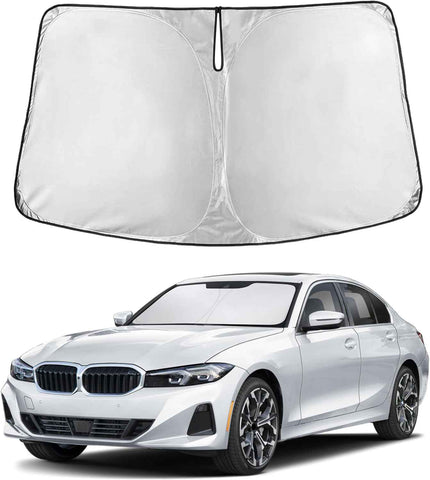 EcoNour Windshield Sunshade Compatible for BMW 3 Series 2019-2024 2025 2026