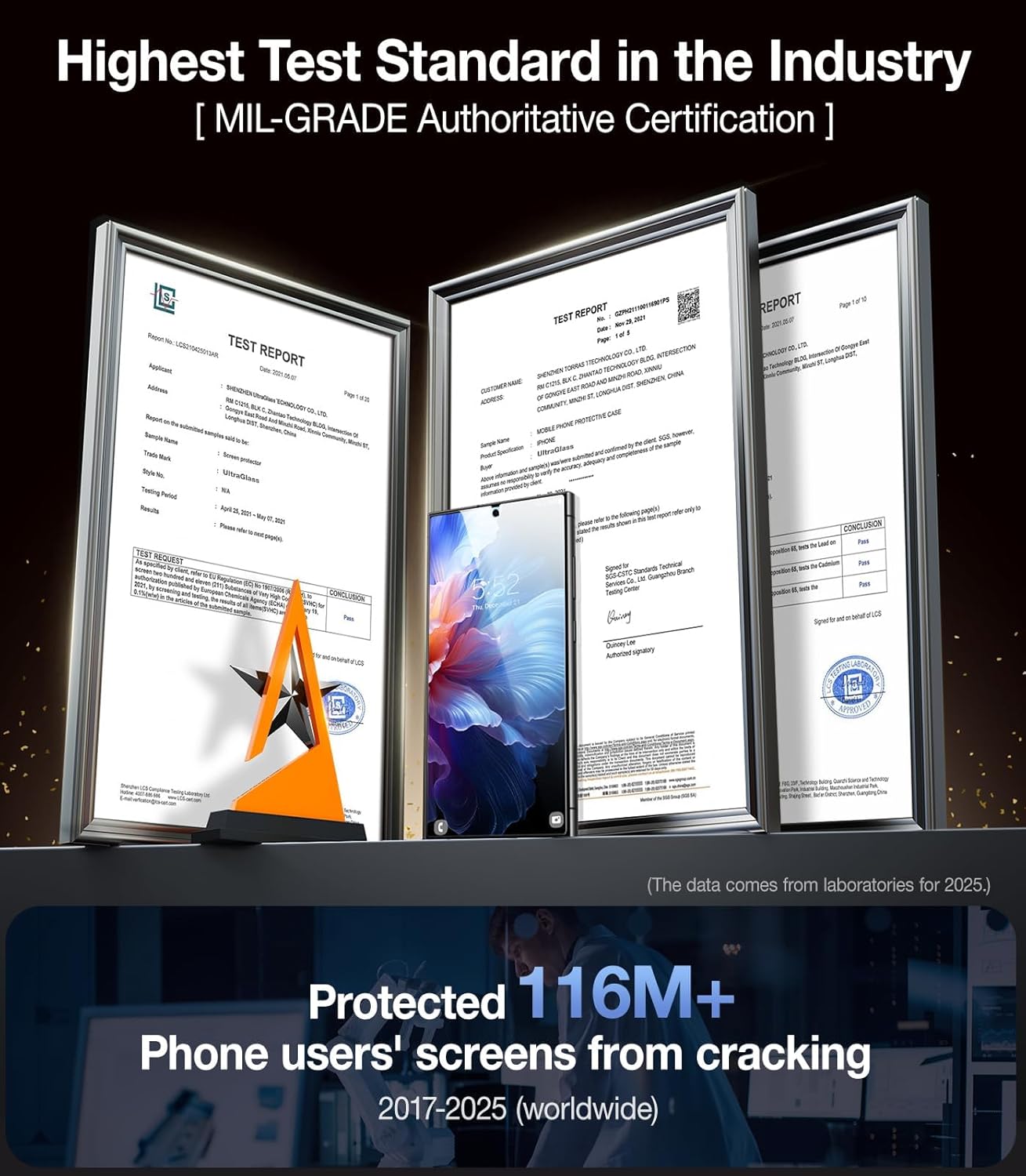 UltraGlass TOP 9H+ Armor for Samsung Galaxy S24 Ultra Screen Protector