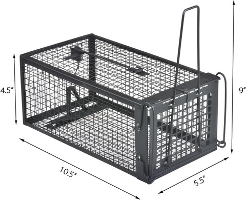 Gingbau Live Chipmunk Rat Trap Humane Vole Mouse Cage Trap
