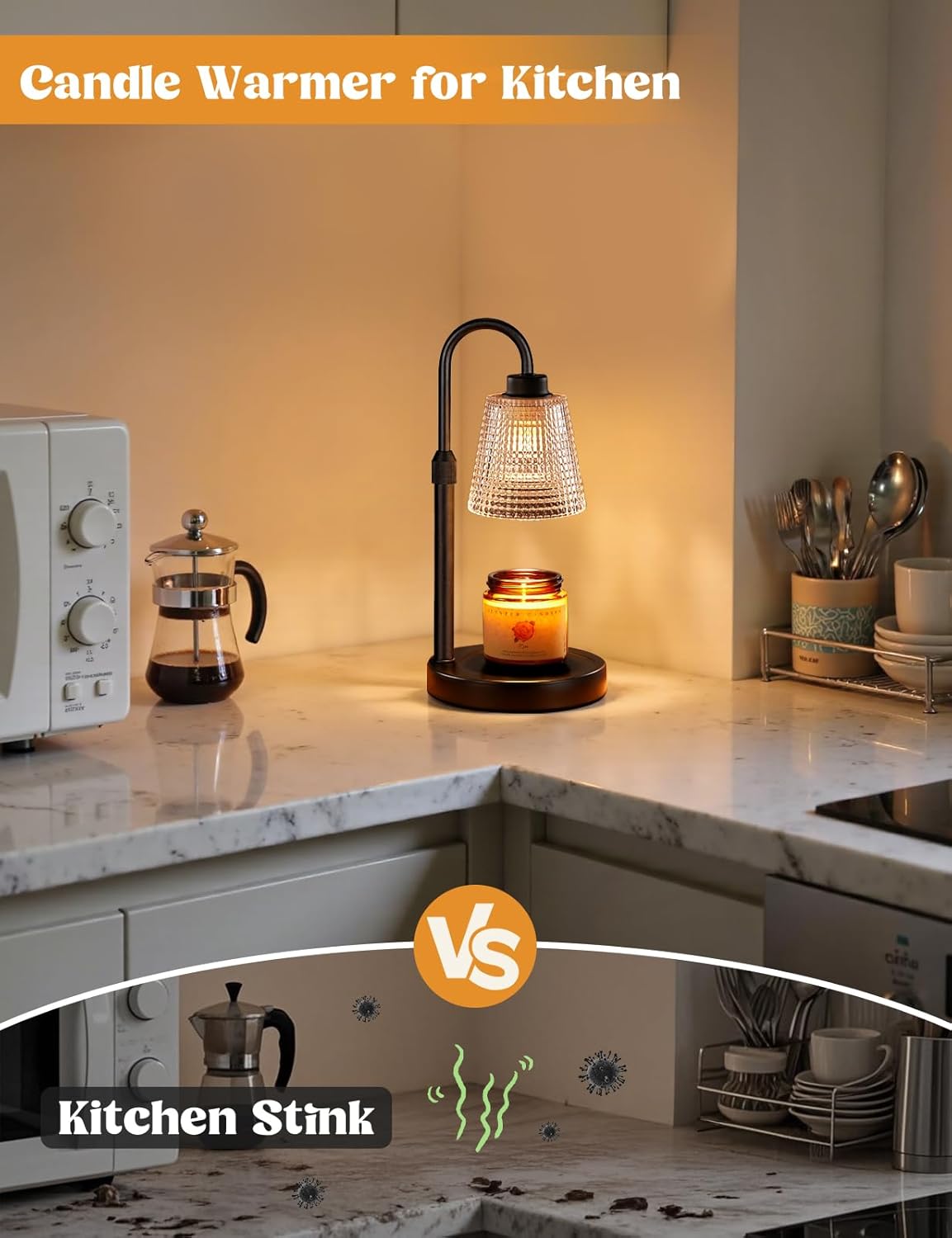 Candle Warmer Lamp with Timer Home Decor Birthday Gifts for Women