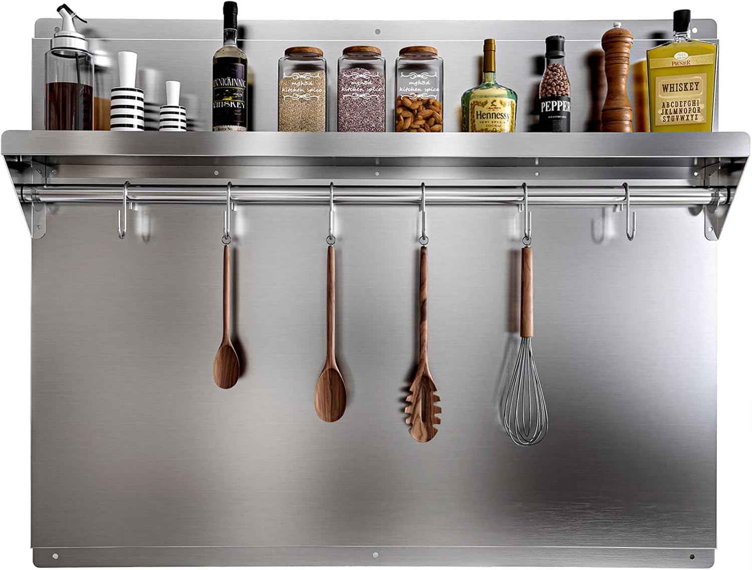 24 x 30 In Stainless Steel Backsplash for Stove