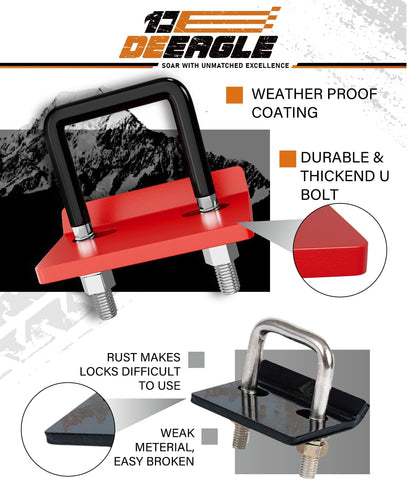 DEEAGLE Hitch Tightener Anti Rattle Stabilizer for 1.25" to 2" Hitch