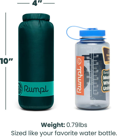 Rumpl Travel Puffy Ultra-Packable Blanket, Sea Moss