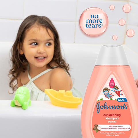 Johnson's Kids' Curl Defining Shampoo with Shea Butter, 13.6 fl oz
