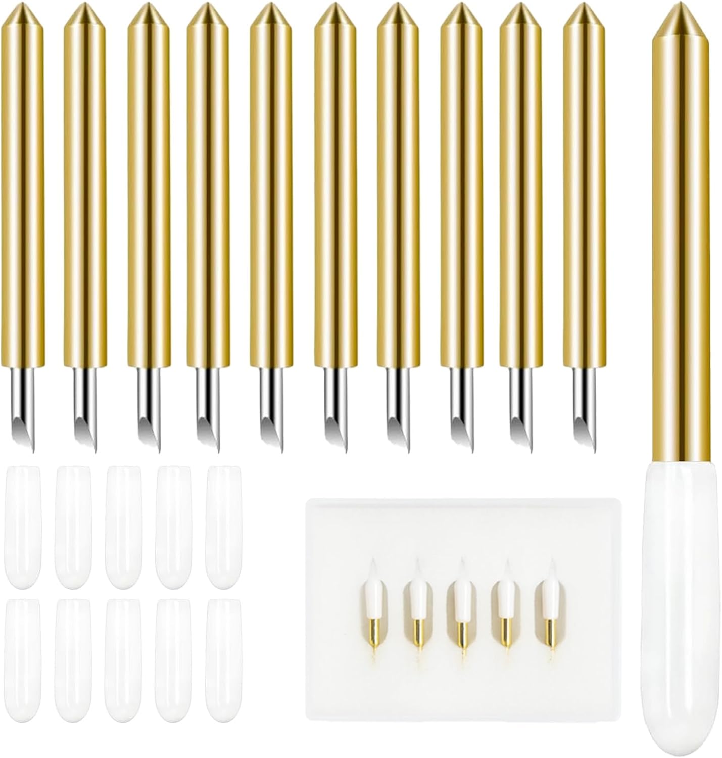 10-Pack Fine Point Blades for Cricut Maker & Explore
