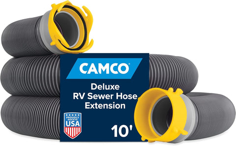 Camco Deluxe 10-Foot RV Sewer Hose Extension - Made in the USA