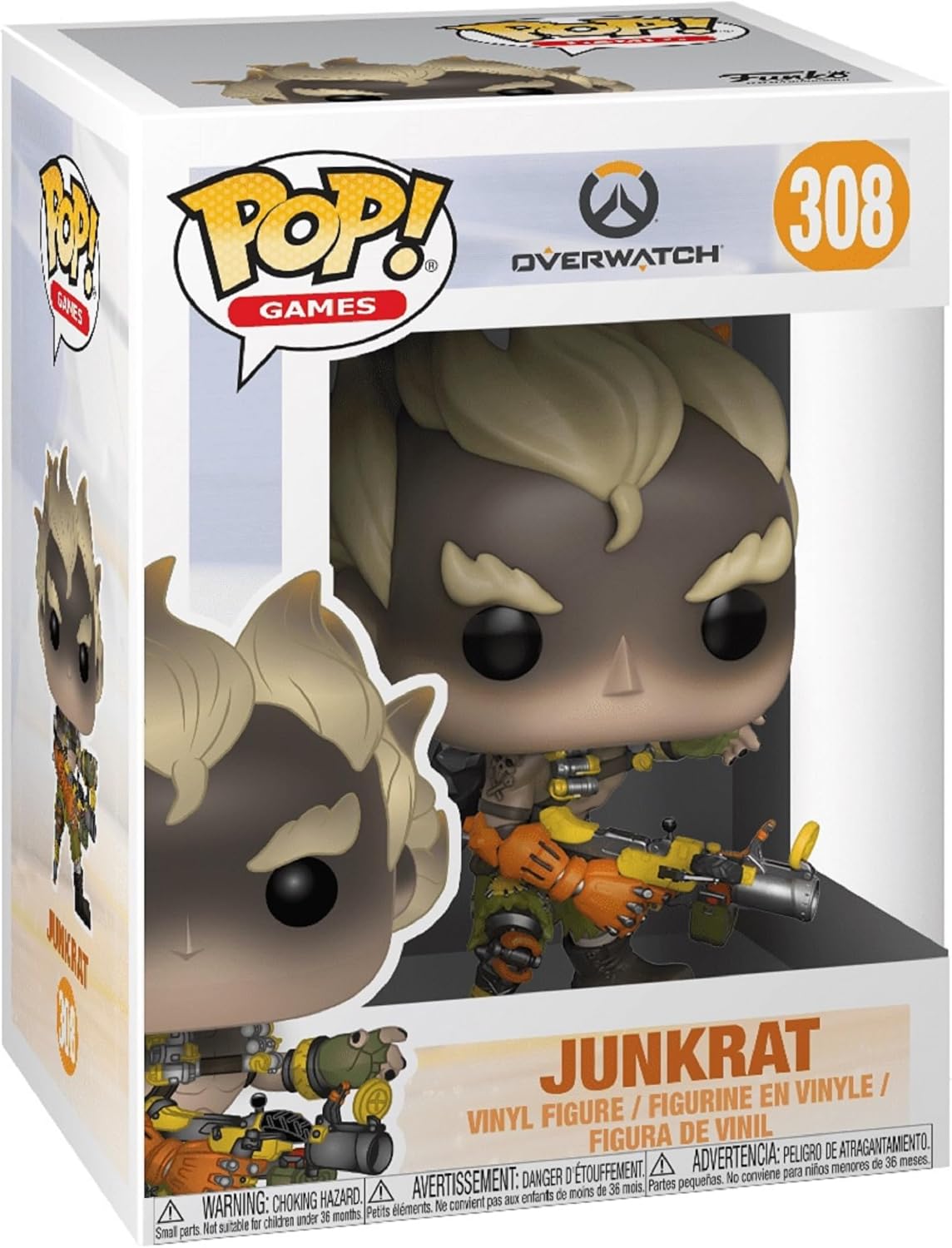 Funko Pop Games: Overwatch-Junkrat, Multicolor