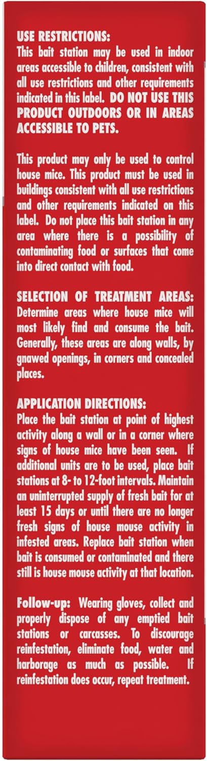 Tomcat Mouse Killer, Child Resistant, Disposable Station, 2 Stations