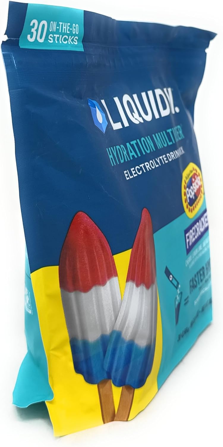 Liquid I.V. Hydration Multiplier Popsicle Firecracker - 60 Sticks