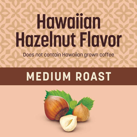 Don Francisco's Hawaiian Hazelnut Coffee Pods, Medium Roast, 55ct | Compatible with Keurig Coffee Pod Brewers, 100% Arabica Coffee, Convenient Single Serve Brewing, Fresh Brew in Every Cup