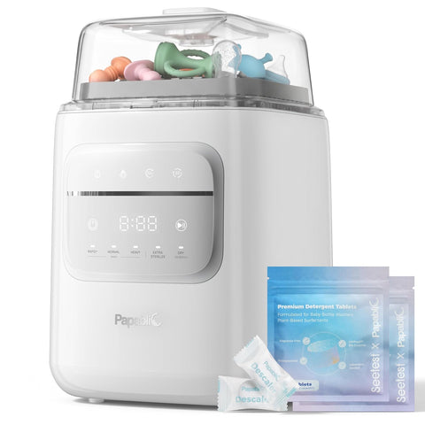 Papablic P8 Bottle Washer & Sterilizer & Dryer with 8 Bottles Capacity