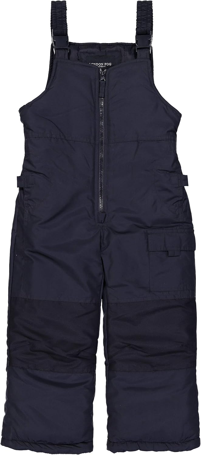 London Fog Boys' Classic Heavyweight Snow Bib Ski Pant Winter Snowsuit
