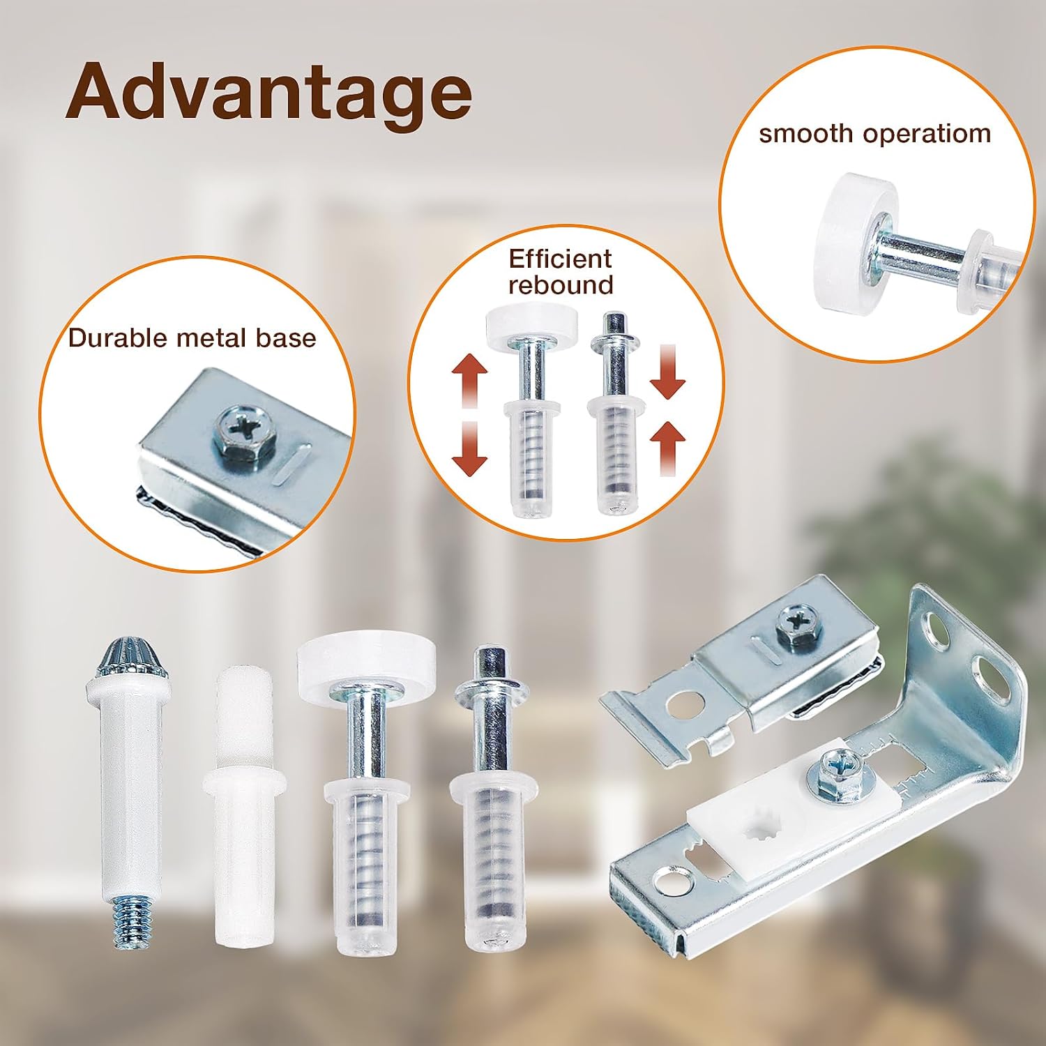 Bifold Door Hardware Repair Kit, 2-Pack Bifold Closet Door Hardware Kit Folding Door Hardware Repair Replacement Tool Kit