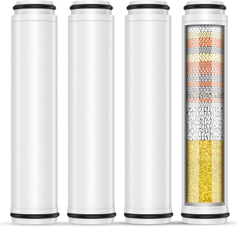 FEELSO Shower Filter for Handheld Shower Head, 4 PCS Replacement Filters