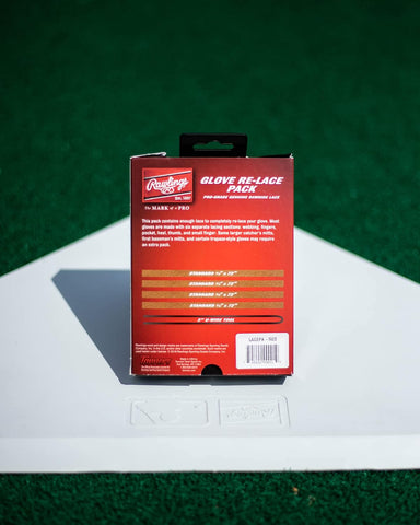 Rawlings | Glove RE-LACE Pack | Baseball/Softball | 4 pcs. Standard 3/16" X 72" Lace with Lacing Tool | Multiple Colors