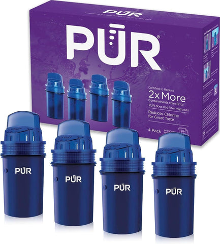 PUR Water Pitcher & Dispenser Replacement Filter 4-Pack
