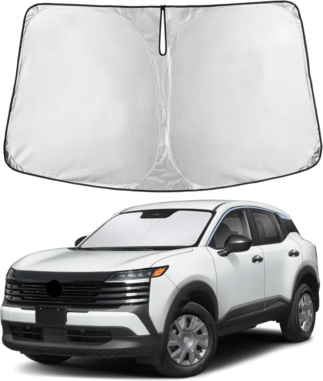 EcoNour Windshield Sunshade Compatible for Nissan Kicks 2025 2026
