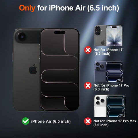 SUPFINE Magnetic for iPhone Air Case Black