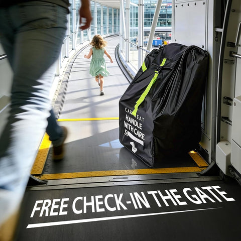 Upgrade Car Seat Travel Bag for Airplane: Backpack Carseat Bags Fit Graco