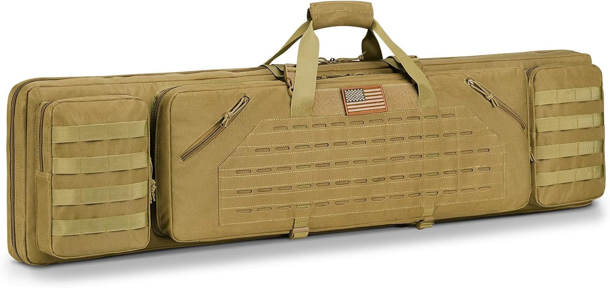 CVLIFE 36"42"46" Soft Rifle Case Double Rifle Bag Long Gun Bag Backpack