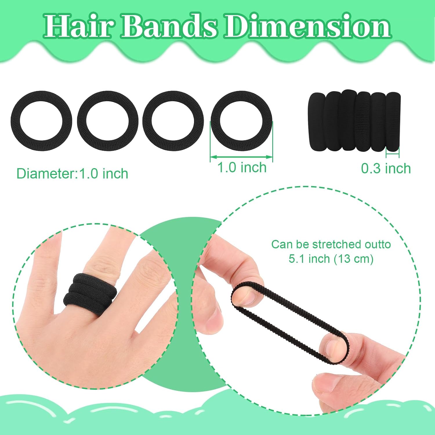 200 Pack Hair Ties BEoffer Kids Baby Toddlers Girls Elastics Hair Band