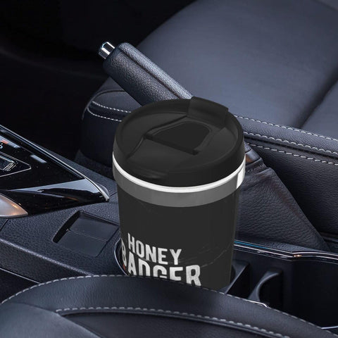 bsapp My Spirit Animal Is Honey Badger Insulated Tumbler 13 oz Stainless Steel Vacuum Coffee Mug