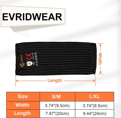 Evridwear Arm Protectors for Thin Skin and Bruising Cut Resistant Arm Sleeves Arm Guards Protective Sleeves for Men Women