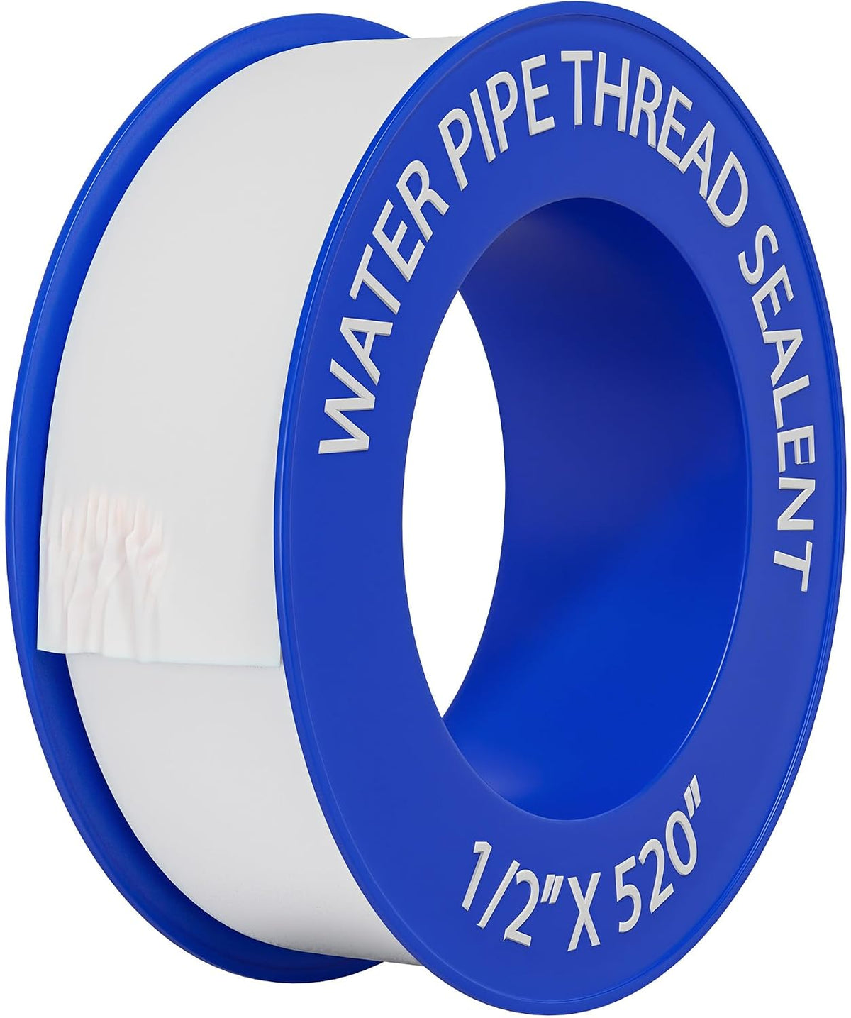 D-NYX Plumbers PTFE Pipe Sealant Tape 1, 4 or 5 Rolls 1/2 Inch(W) X 520 Inches(L) Teflon Plumbers Tape, Flex Seal Tape Waterproof, Plumbing Thread Tap, Water Pipe Sealing (1 Pack)