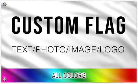 Custom Flag 3x5 FT - Personalized Outdoor Flags Banners - Design Print Your Own Logo/Picture/Photo/Text - Customized Indoor outdoor decoration Gift 3x5 Foot
