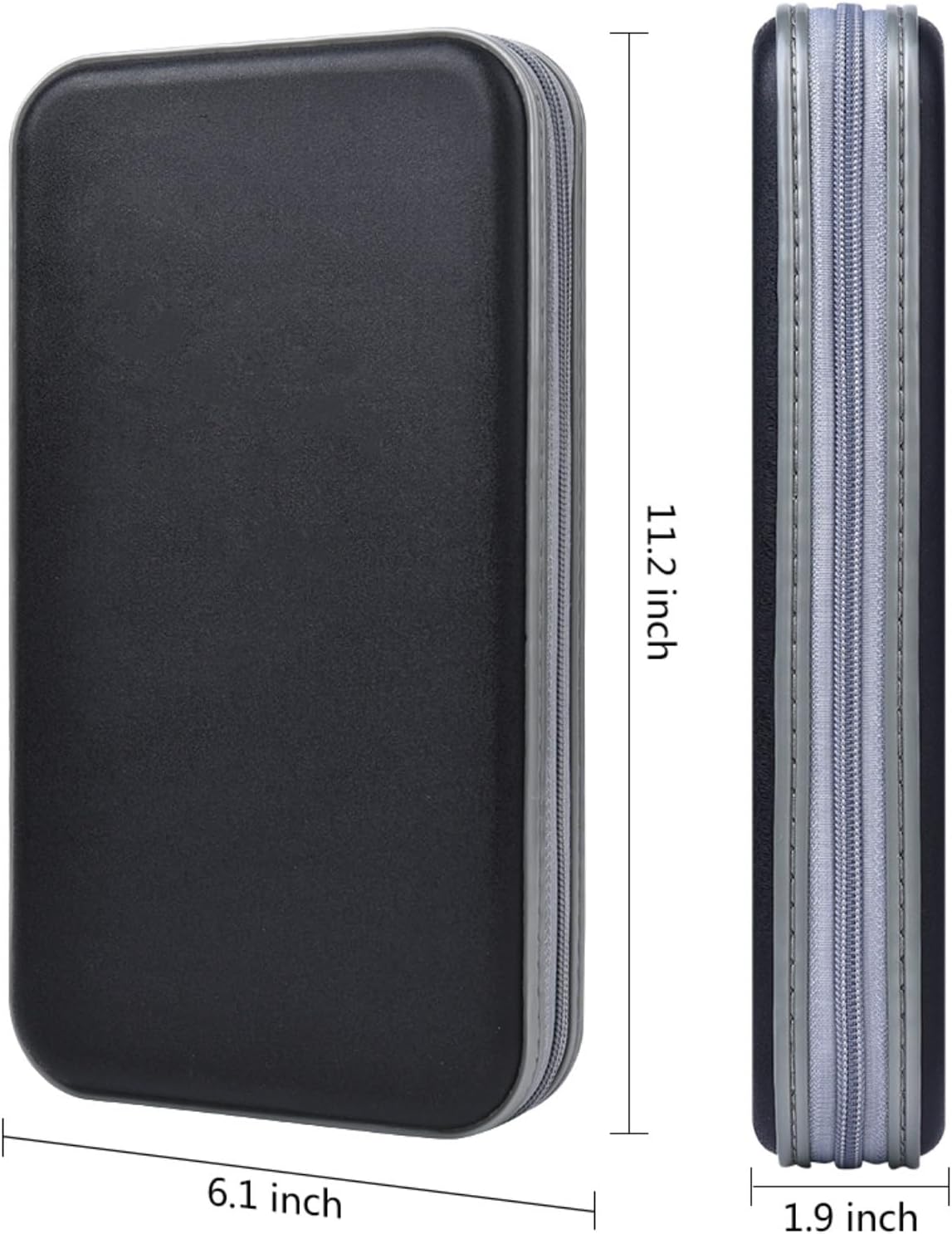 alavisxf xx CD Holder, 72 Capacity Hard Plastic Storage Case for Car